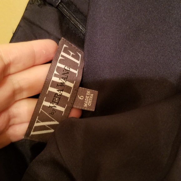 White by Vera Wang navy evening gown - Picture 4 of 7